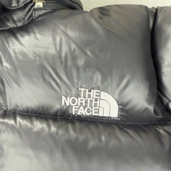The North Face Women's Size Medium 700 Down Fill Nuptse Black Puffer Jacket - Picture 11 of 16
